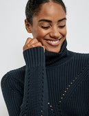 The Great Escape Polo Knit - Dark Lake Blue