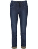 The Great Escape Crop Trouser - Blue Denim