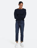 The Great Escape Crop Trouser - Blue Denim