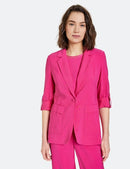 Out In The Field Blazer - Vibrant Magnolia