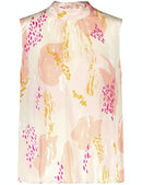 Desert Horizons Sleeveless Blouse - Vibrant Magnolia