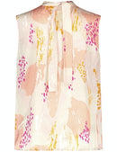 Desert Horizons Sleeveless Blouse - Vibrant Magnolia