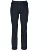 Nos Crop Trouser - Navy