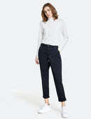 Nos Crop Trouser - Navy