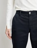 Nos Crop Trouser - Navy