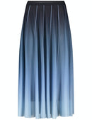 Sunrise Walks Jersey Skirt - Navy Pattern