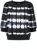 Sunrise Walks Sweatshirt - Navy Pattern