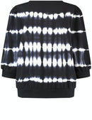 Sunrise Walks Sweatshirt - Navy Pattern