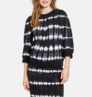 Sunrise Walks Sweatshirt - Navy Pattern