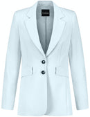 Sunrise Walks Long Sleeve Blazer - Horizon Blue