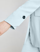 Sunrise Walks Long Sleeve Blazer - Horizon Blue