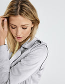 Sunrise Walks Woven Jacket - Light Blue