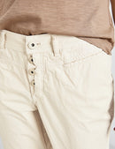 Out In The Field Crop Trouser - Oatmeal