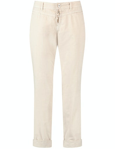 Out In The Field Crop Trouser - Oatmeal