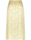 Spring Blossoming Woven Skirt - Oatmeal