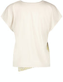 Spring Blossoming Short Sleeve T-Shirt - Oatmeal