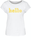 Spring Blossoming Short Sleeve T-Shirt - White