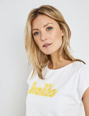 Spring Blossoming Short Sleeve T-Shirt - White