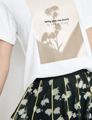 Spring Blossoming Short Sleeve T-Shirt - White