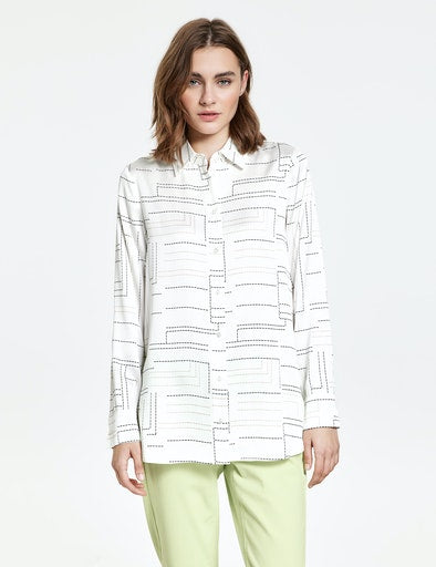 New Dynamics Long Sleeve Blouse - Off White