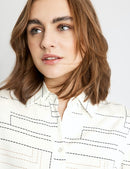 New Dynamics Long Sleeve Blouse - Off White