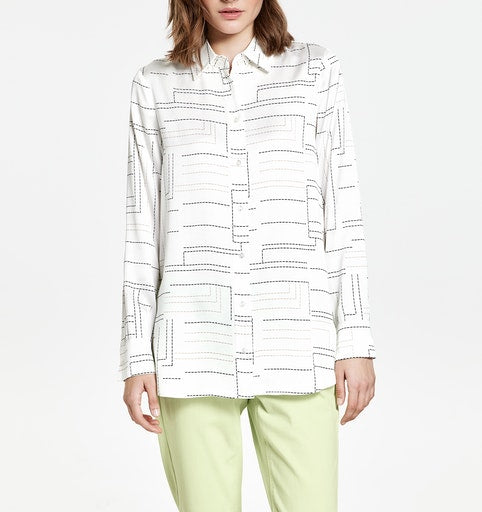 New Dynamics Long Sleeve Blouse - Off White
