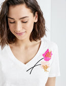 Out In The Field T-Shirt - Off White