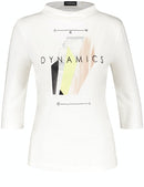 New Dynamics 3/4 Sleeve T-shirt - Off White