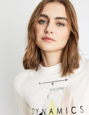 New Dynamics 3/4 Sleeve T-shirt - Off White