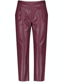 The New Preppy Crop Trouser - Cherry
