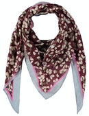 The New Preppy Scarf - Black Cherry
