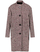 The New Preppy Coat - Black Cherry
