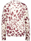 The New Preppy Round Neck Jumper - Black Cherry