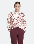 The New Preppy Round Neck Jumper - Black Cherry