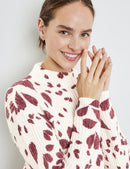 The New Preppy Round Neck Jumper - Black Cherry