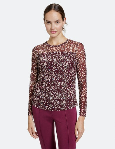 The New Preppy Long Sleeve T-shirt - Taupe Print