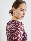 The New Preppy Long Sleeve T-shirt - Taupe Print