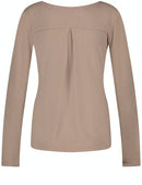 The New Preppy Long Sleeve T-shirt - Taupe Print