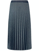 The New Preppy Long Skirt - Navy Pattern