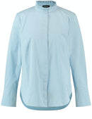 The New Preppy Long Sleeve Blouse - Morning Sky