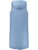 Hooded Long Gilet - Foggy Air