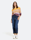 Drawstring Denim Jogger - Dark Blue