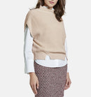 The New Preppy Sleeveless Jumper - Clay Melange
