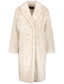 Quilted Coat - Almond
