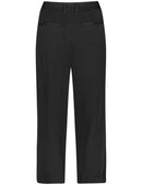 Modern Dress Up Cropped Trouser - Black