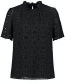 Underneath A Setting Sun Blouse - Black