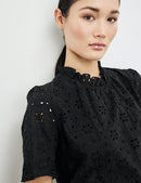 Underneath A Setting Sun Blouse - Black