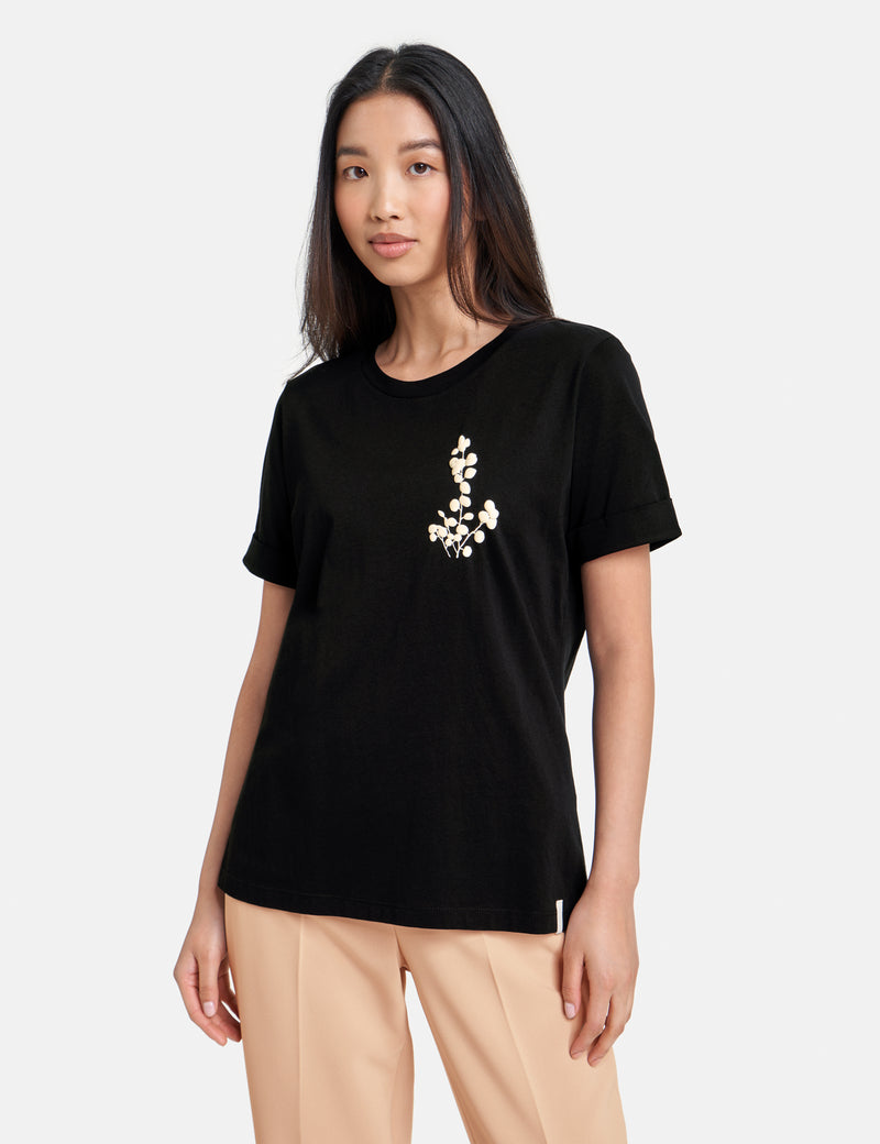 A Glimpse Of Sunshine T-Shirt - Black Pattern