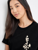 A Glimpse Of Sunshine T-Shirt - Black Pattern
