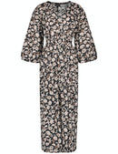 Underneath A Setting Sun Dress - Black Pattern